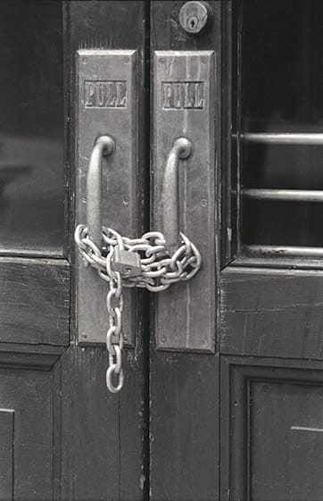 locked doors